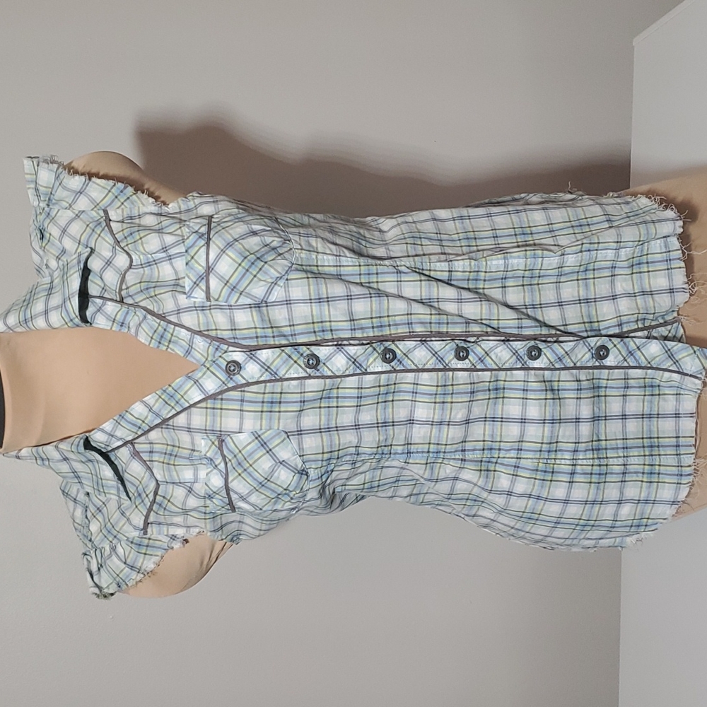 Columbia Sportswear plaid short sleeve top